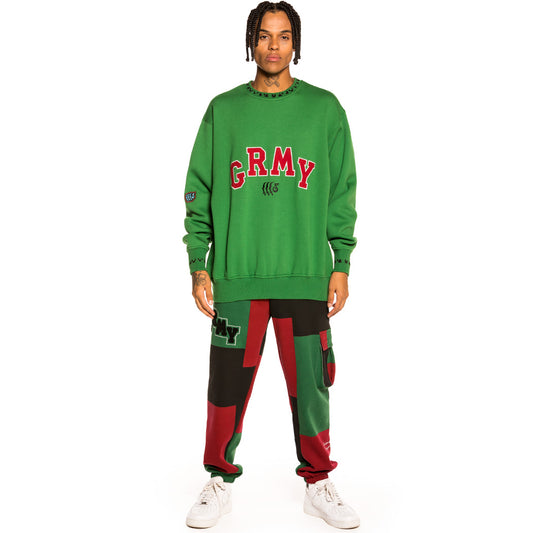 Sudadera Grimey "Singgang Junction GRMY" Crewneck - Green | Fall 21