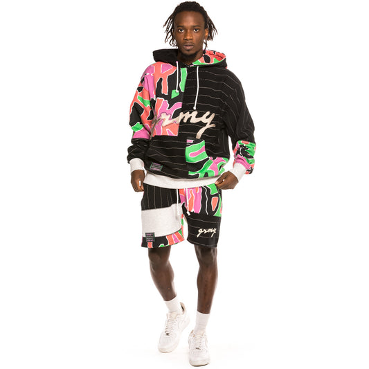 Sudadera Grimey "Strange Fruit All Over Print" Hoodie - Black | Spring 21