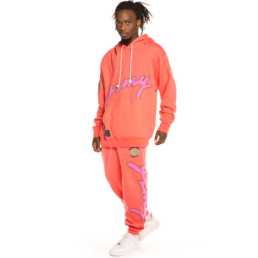 Pack Grimey Pant + Hoodie "Strange Fruit" - Coral | Spring 21
