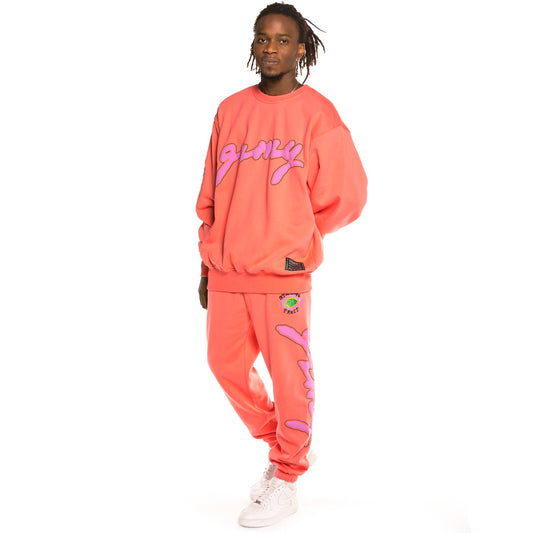 Pack Grimey Pant + Crewneck "Strange Fruit" - Coral | Spring 21
