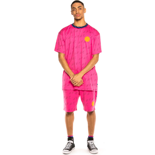 Pack Grimey T-Shirt + Short Urmah Dojo All over Print SS20 Pink
