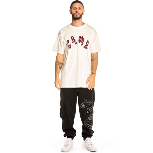 Pack Grimey Tee + Trainingshose Yoga Fire FW20 Schwarz/Weiß