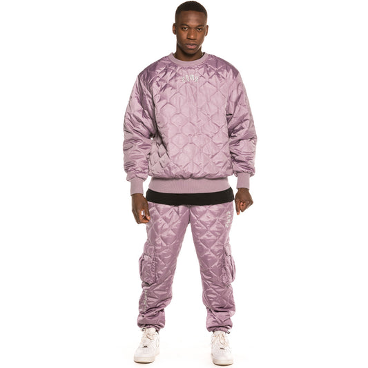 Grimey Yoga Fire Padded Crewneck FW20 Grey