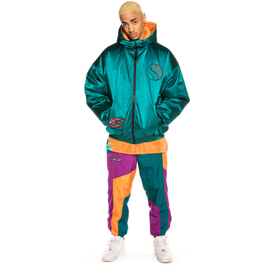 Pack Grimey Reversible Jacket + Track Pants Acknowledge SS20 Green/Yellow