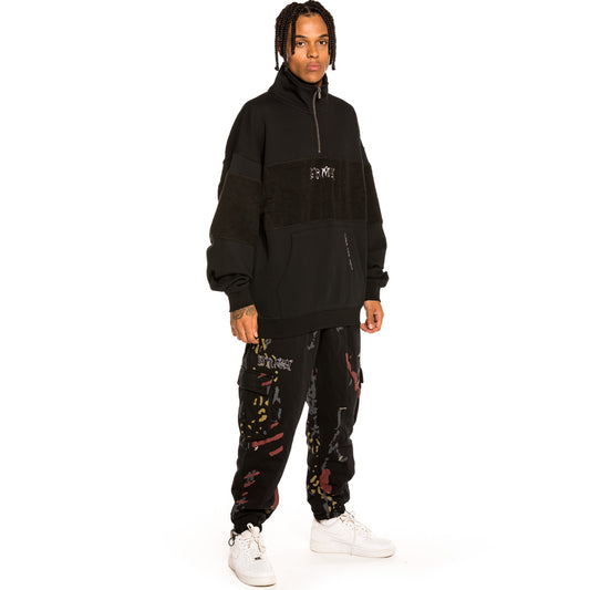 Sudadera Grimey "Jazz Thing" High neck - Black | Fall 21