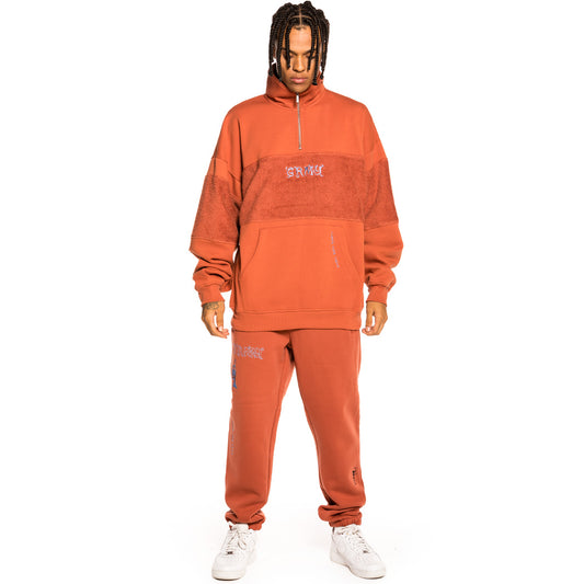 Sudadera Grimey "Jazz Thing" High neck - Ochre | Fall 21