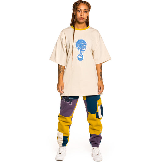 Grimey „Singgang Junction Heavy Weight“ Unisex-T-Shirt – Sand | Herbst 21
