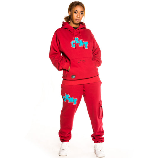 Sudadera Unisex Grimey "Singgang Junction" Hoodie - Red | Fall 21