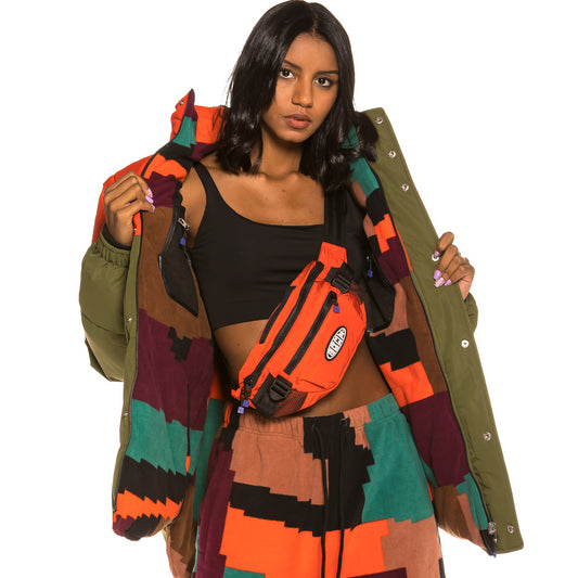 Grimey Dulce Reversible Puffy Jacket FW20 Orange