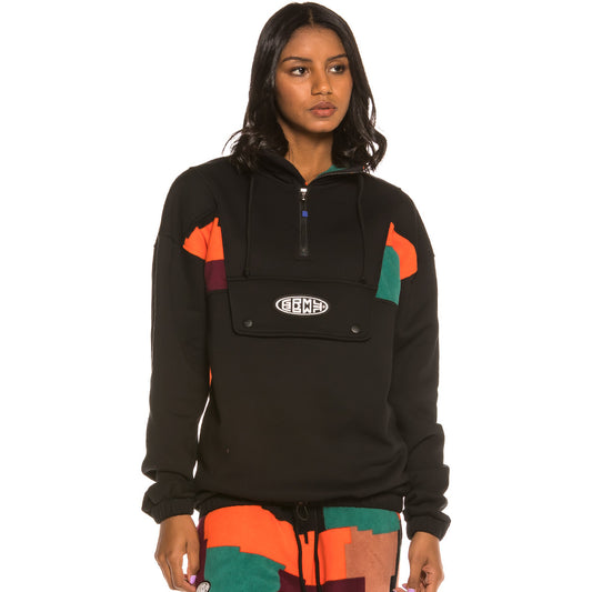 Grimey Dulce Hochgeschlossenes Unisex-Sweatshirt FW20 Schwarz