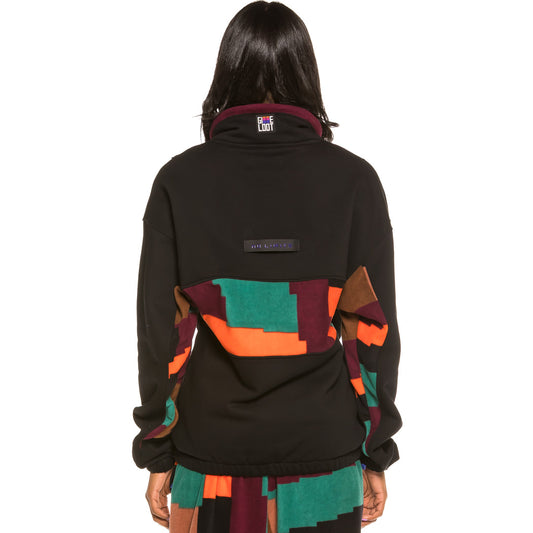 Grimey Dulce Hochgeschlossenes Unisex-Sweatshirt FW20 Schwarz