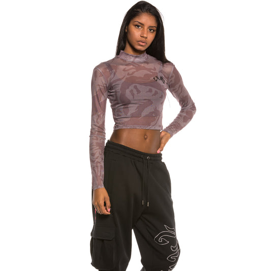 Pack Grimey Top + Trainingshose Yoga Fire FW20 Schwarz/Violett