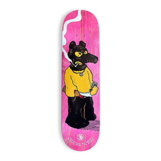 Tabla Skate Grimey X Sk8land Quasimoto High Concave Pink