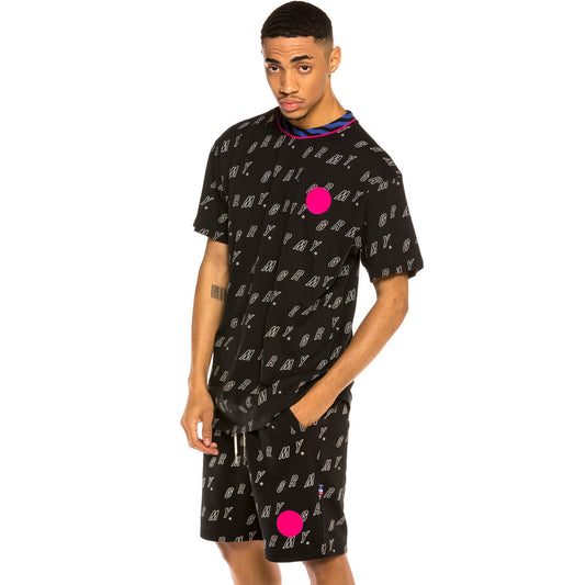 Pack Grimey T-Shirt + Short Urmah Dojo All over Print SS20 Black