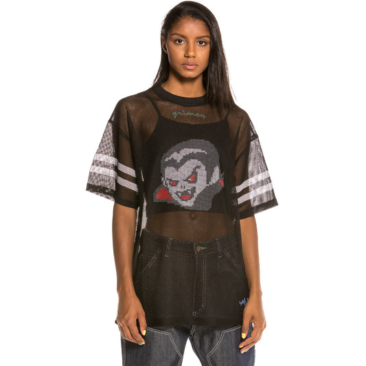 Grimey Arch Rival Polymesh FW20 Schwarzes Unisex-T-Shirt