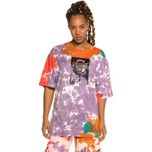 Grimey Unisex T-Shirt „Liveution Magic 4 Resistance“ – Batik | Frühling 21