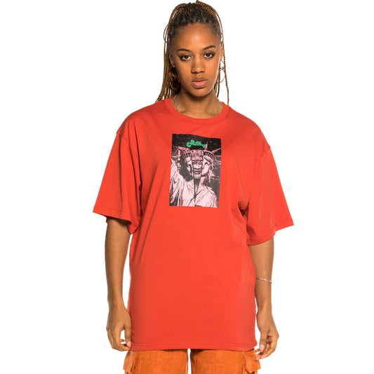 Grimey Liveution Unisex-T-Shirt – Rot | Frühling 21