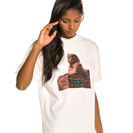 Grimey Call of Sphinx FW20 Weißes Unisex-T-Shirt