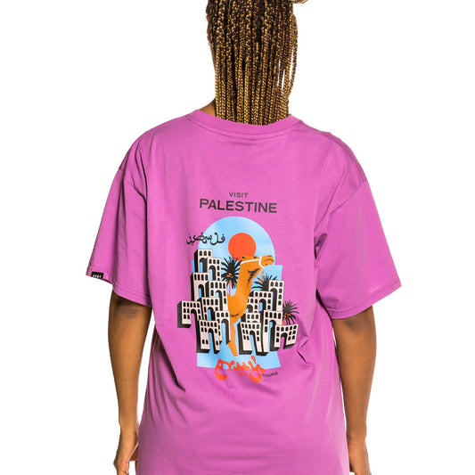 Grimey „Visit Jericho“ Unisex-T-Shirt – Lila | Sommer 21