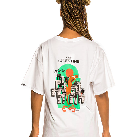 Grimey „Visit Jericho“ Unisex-T-Shirt – Weiß | Sommer 21
