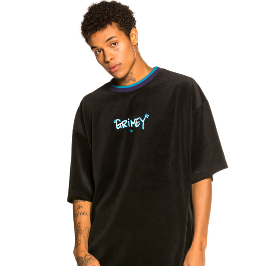 Camiseta Grimey "Gem Cutting Velvet" - Black | Fall 21