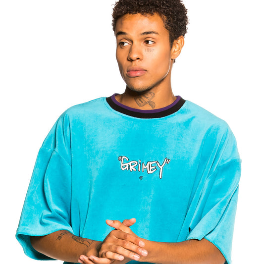 Camiseta Grimey "Gem Cutting Velvet" - Blue | Fall 21