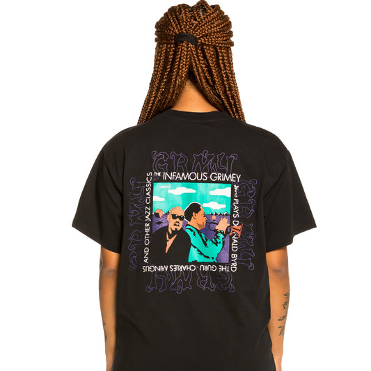 Grimey „The Throat-Clear“ Unisex-T-Shirt – Schwarz | Herbst 21