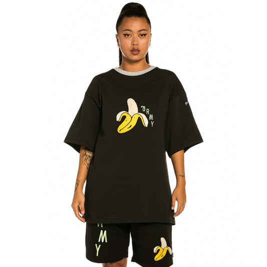 Grimey „Jungle Punch“ Schweres Unisex-T-Shirt – Schwarz | Frühling 22