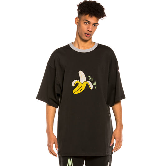 Grimey „Jungle Punch“ Schweres T-Shirt – Schwarz | Frühling 22