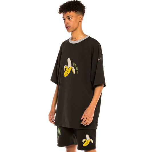 Grimey „Jungle Punch“ Schweres T-Shirt – Schwarz | Frühling 22