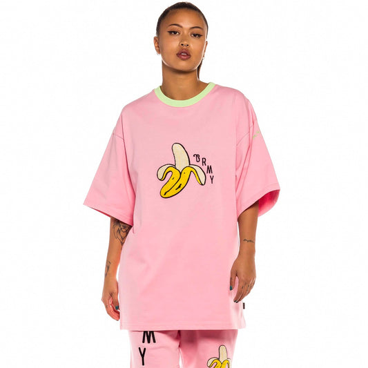 Grimey „Jungle Punch“ Schweres Unisex-T-Shirt – Pink | Frühling 22