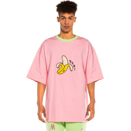 Grimey „Jungle Punch“ Schweres T-Shirt – Pink | Frühling 22