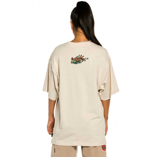 Grimey „Nine Winds“ Schweres Unisex-T-Shirt – Sand | Frühling 22