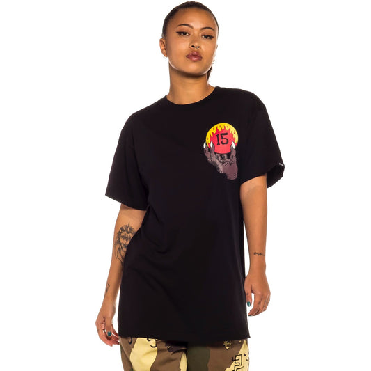 Grimey „Glorified“ Unisex-T-Shirt – Schwarz | Frühling 22
