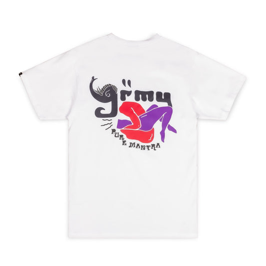 Grimey „LUST MANTRA“ Unisex-T-Shirt – Weiß | Herbst 22