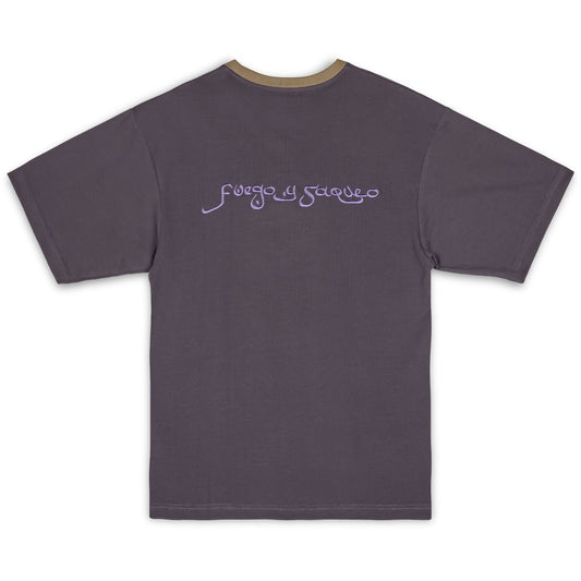 Camiseta Grimey "LOST BOYS" Tie & Dye Heavyweight - Anthracite | Winter 22