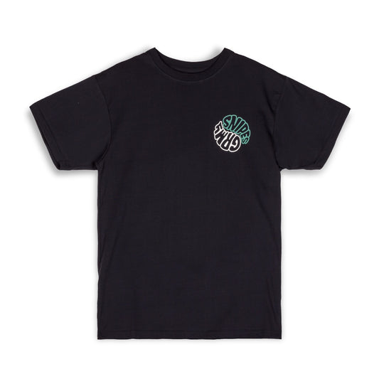 Grimey Unisex-T-Shirt „SNIPES X GRIMEY TRUE ROOTS“ – Schwarz | Herbst 22