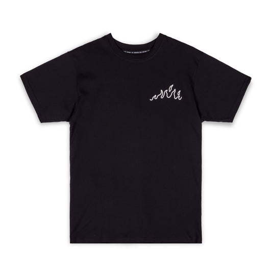 Grimey THE BURN AWAY TEE T-Shirt – Schwarz | Winter 22