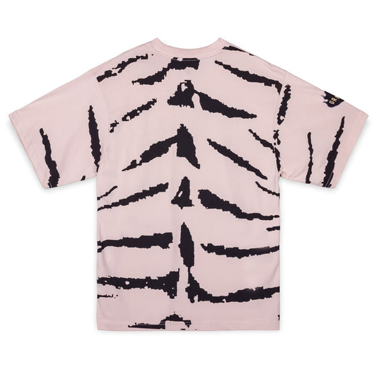 GRIMEY CLOVEN TONGUES OVERSIZED-T-SHIRT MIT ALLOVER-PRINT – CREME | Sommer 23