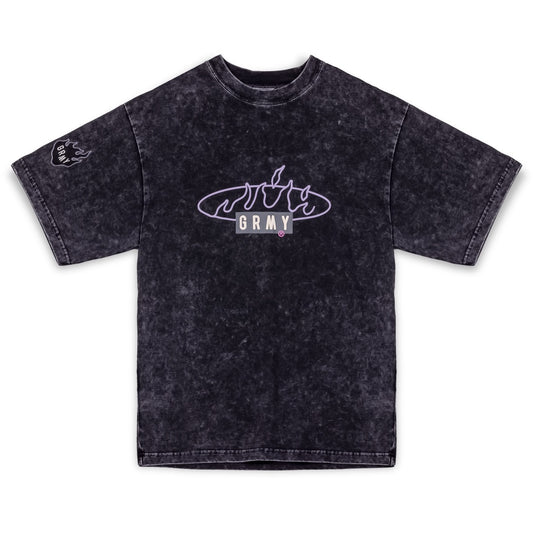 CAMISETA GRIMEY CLOVEN TONGUES STONE WASHED OVERSIZED - WASHED BLACK  | Summer 23