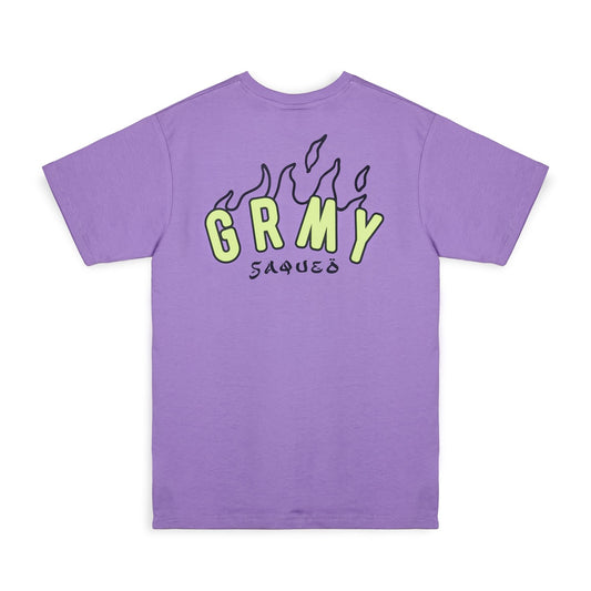 CAMISETA GRIMEY CLOVEN TONGUES SAQUEO REGULAR - VIOLET  | Summer 23
