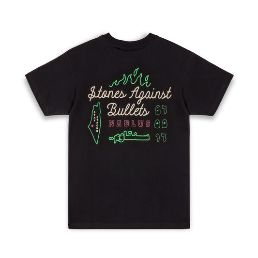CAMISETA GRIMEY NABLUS STONES REGULAR - BLACK | FW23
