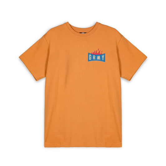 GRIMEY THE CUBAN LINX NORMALES T-SHIRT – ORANGE | FW23
