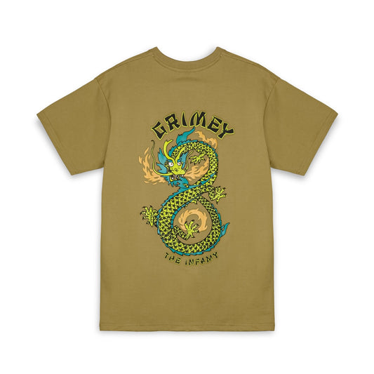 CAMISETA GRIMEY THE LUCKY DRAGON - MILLITARY GREEN | SS24