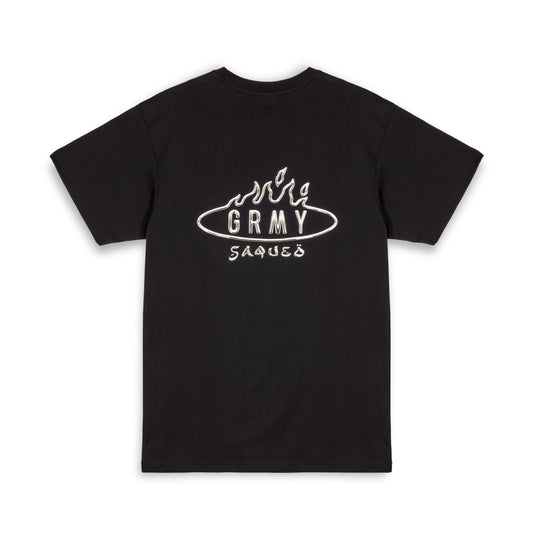 CAMISETA GRIMEY BURN IN FLAMES THE ANVIL - BLACK | SS24