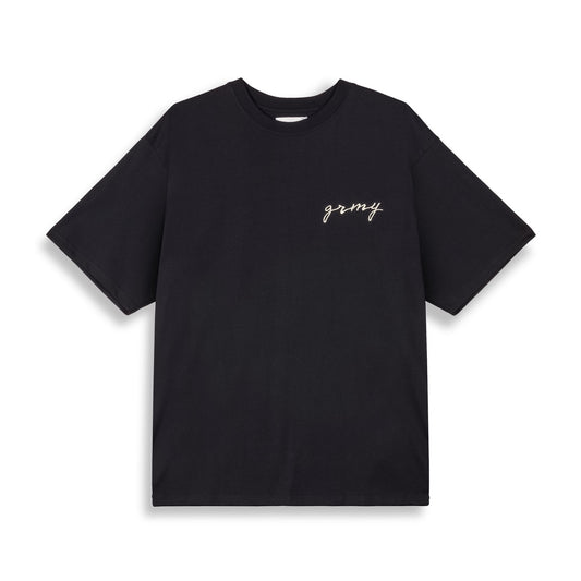 Grimey Savage Domain Oversized Tee Black