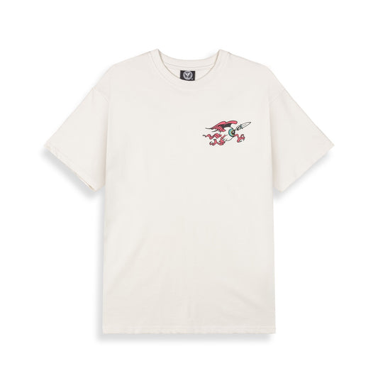 Camiseta Grimey Peace Within The Watching Eyez Off White