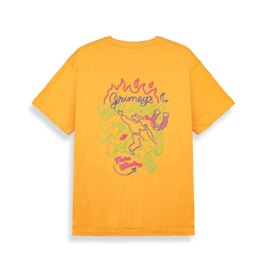 Camiseta Grimey Lone Hand Lucky Looter Yellow