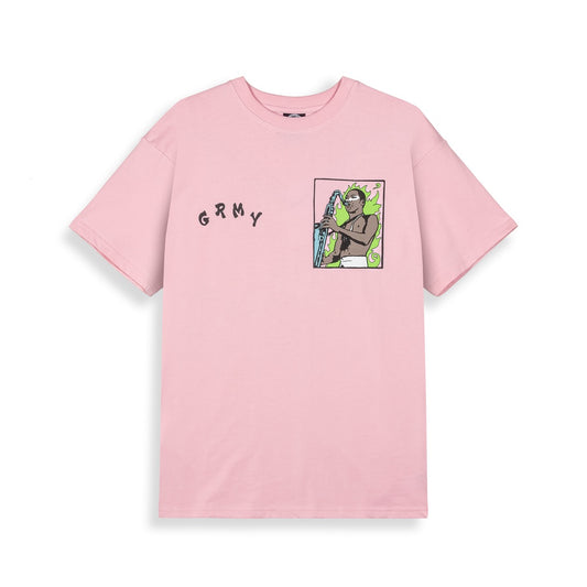 Grimey – T-Shirt „The Trouble Sleep“ in Hellrosa
