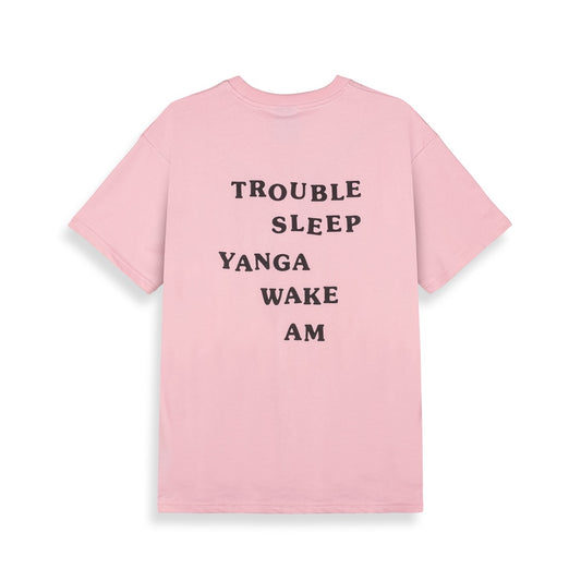 Grimey – T-Shirt „The Trouble Sleep“ in Hellrosa